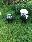 Primus Metal Shaun The Sheep AND Timmy The Sheep Garden Ornament Set Gift Idea