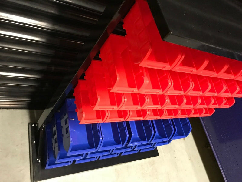 47 Piece Free Standing Storage Bin System DIY Garage Organiser