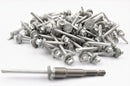 (Pack OF 400) 5.5 x 57mm Tech Screws for roofing & cladding self drill tek screw