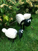 Primus Metal Shaun The Sheep AND Timmy The Sheep Garden Ornament Set Gift Idea