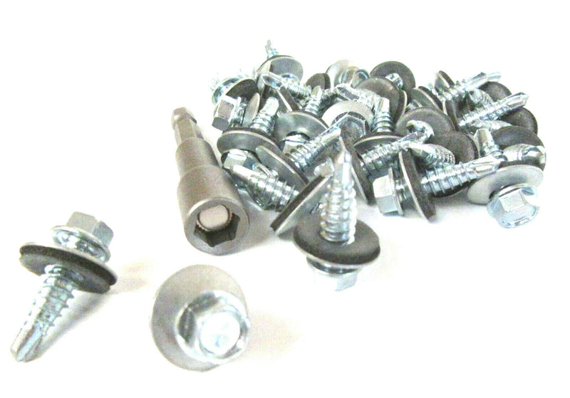 (Pack OF 500) 5.5 x 25mm Tech Screws for Roofing & Cladding Self Drill Tek Screw