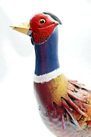 LIFE SIZE PHEASANT Metal Garden Ornament Lifelike Outdoor Indoor Garden Bird