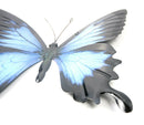 Large Metal Blue,Pink Butterfly-Garden Wall Hanging Art Ornament Indoor/Outdoor