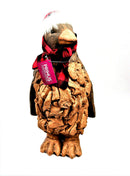 Christmas Penguin Primus Wood Effect Frost Proof Ornament Garden Home Animal