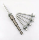 (Pack OF 400) 5.5 x 57mm Tech Screws for roofing & cladding self drill tek screw