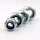 Metric Fine Extra Fine 10.9 Grade High Tensile Nyloc Nuts M8 To M24 Bright Zinc