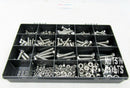 A2 - 70 Assorted Box kit M4,M5 M6 M8 M10 Nuts And Bolts Setscrews A2 Stainless