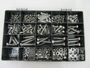 A2 - 70 Assorted Box kit M4,M5 M6 M8 M10 Nuts And Bolts Setscrews A2 Stainless