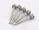 (Pack OF 400) 5.5 x 57mm Tech Screws for roofing & cladding self drill tek screw