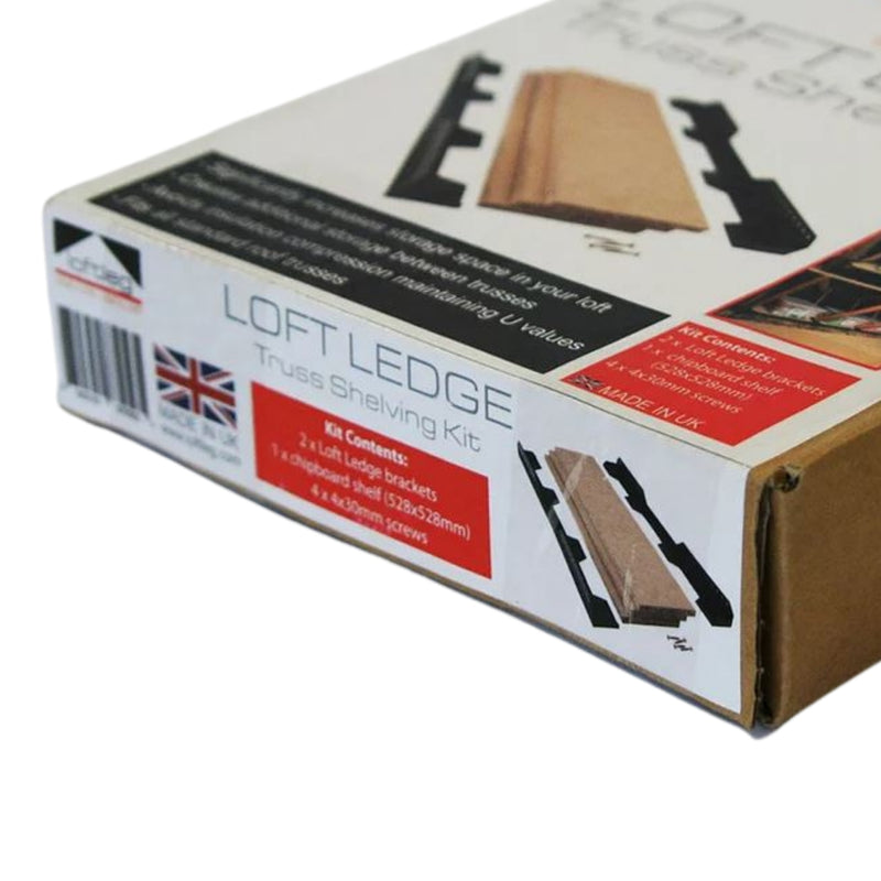 Loft Leg Loft Ledge Truss Shelf Kit With Boards Perfect For Attic Storage