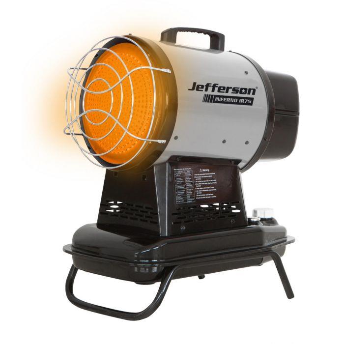 Jefferson IR 75 Infrared Space Workshop Garage Heater