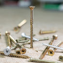C2 Strong-Fix Premium Screws in Industry Boxes - Pozi - Double Countersunk - Twin-Cut - Yellow