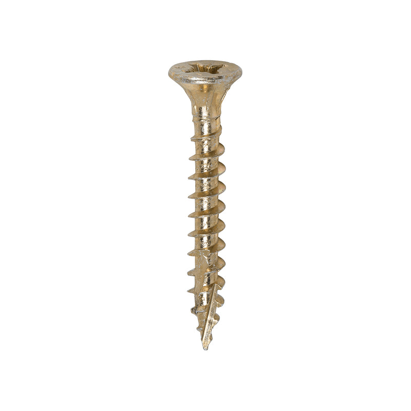 C2 Strong-Fix Premium Screws in Industry Boxes - Pozi - Double Countersunk - Twin-Cut - Yellow