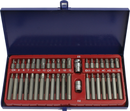 40-Piece TX Torx Hex Spline Bit Set Chrome Vanadium Steel Driver Sockets Tool Kit