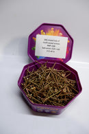 2KG Mixed Tub of Multi Wood Screws Pozi in Purple Octagonal Tub