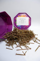 2KG Mixed Tub of Multi Wood Screws Pozi in Purple Octagonal Tub