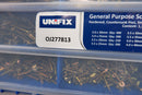 ASSORTED GENERAL PURPOSE WOODSCREWS - TRADE BOX OF 1700 WOOD SCREWS 20mm - 80mm