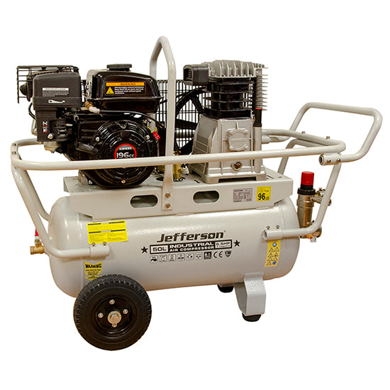 Jefferson 50 Litre 6.5HP 10 Bar Petrol Compressor