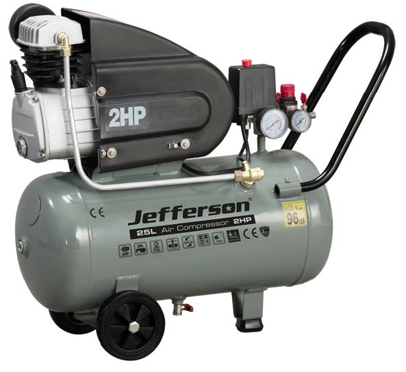 Jefferson 25 Litre 2HP 8 Bar Compressor (110V)