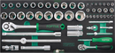 Toptul 99-Piece Professional Mechanic's Tool Kit with Ratchets & Sockets