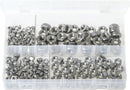 Premium Metric Stainless Steel Nut Assortment Box, M5 M6 M8 M10 Sizes