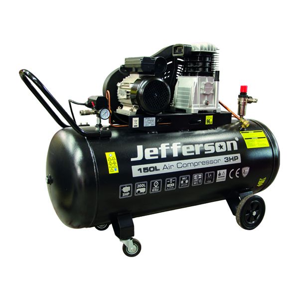 Jefferson 150 Litre 3HP 10 Bar Compressor (230V)