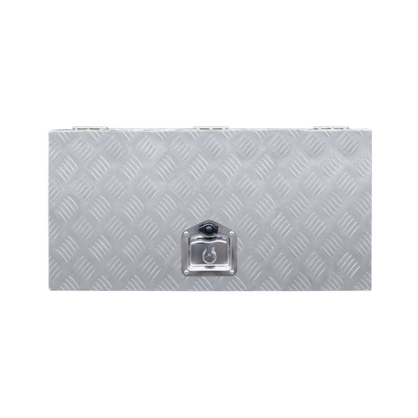 Aluminium Checker Plate Toolbox - Trailer Storage Box - 700X350X350MM