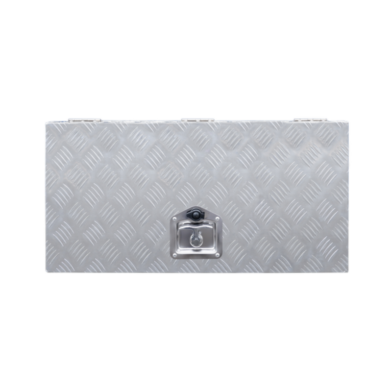 Aluminium Checker Plate Toolbox - Trailer Storage Box - 700X350X350MM