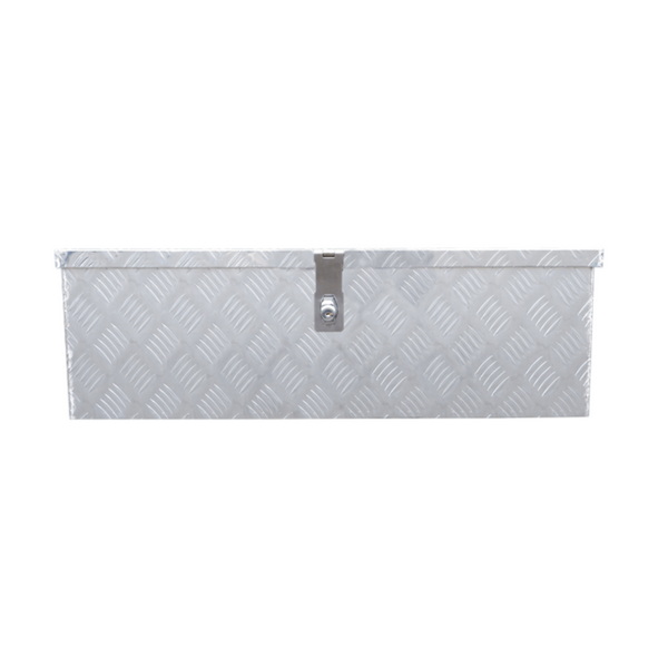 Aluminium Checker Plate Toolbox - Trailer Storage Box - 760X330X240MM