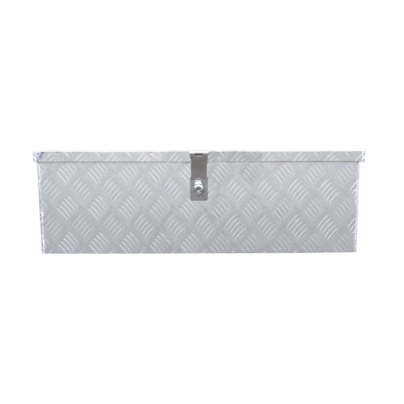 Aluminium Checker Plate Toolbox - Trailer Storage Box - 760X330X240MM