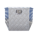 Aluminium Checker Plate Toolbox - Trailer Storage Box - 865X485X395MM