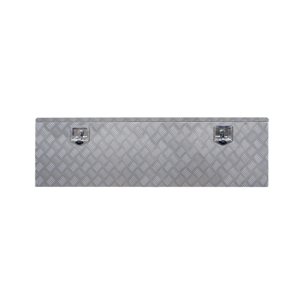 Aluminium Checker Plate Toolbox - Trailer Storage Box - 1420X500X445MM