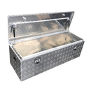 Aluminium Checker Plate Toolbox - Trailer Storage Box - 1420X500X445MM