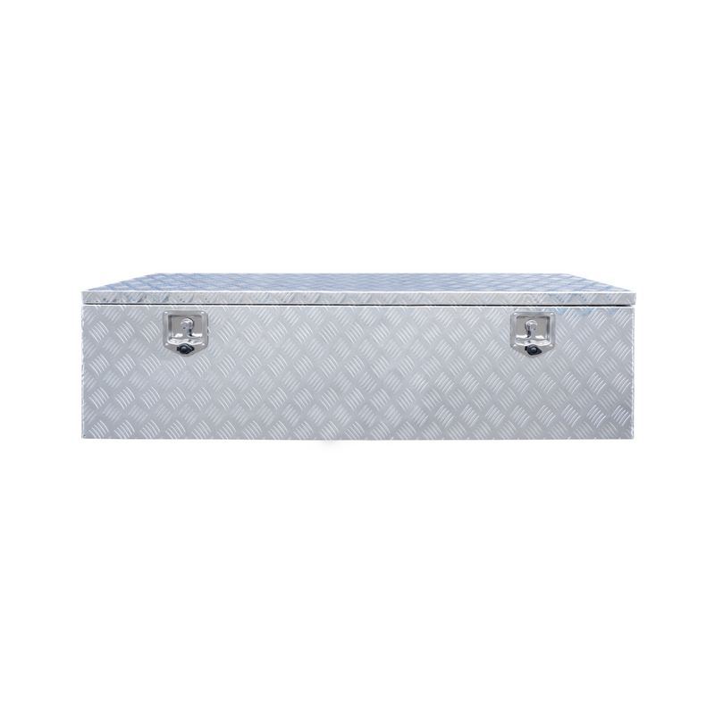 Aluminium Checker Plate Toolbox - Trailer Storage Box - 1500X600X500MM