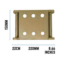 Adjustable 220mm Tow Hitch Drop Plate 2 Pin