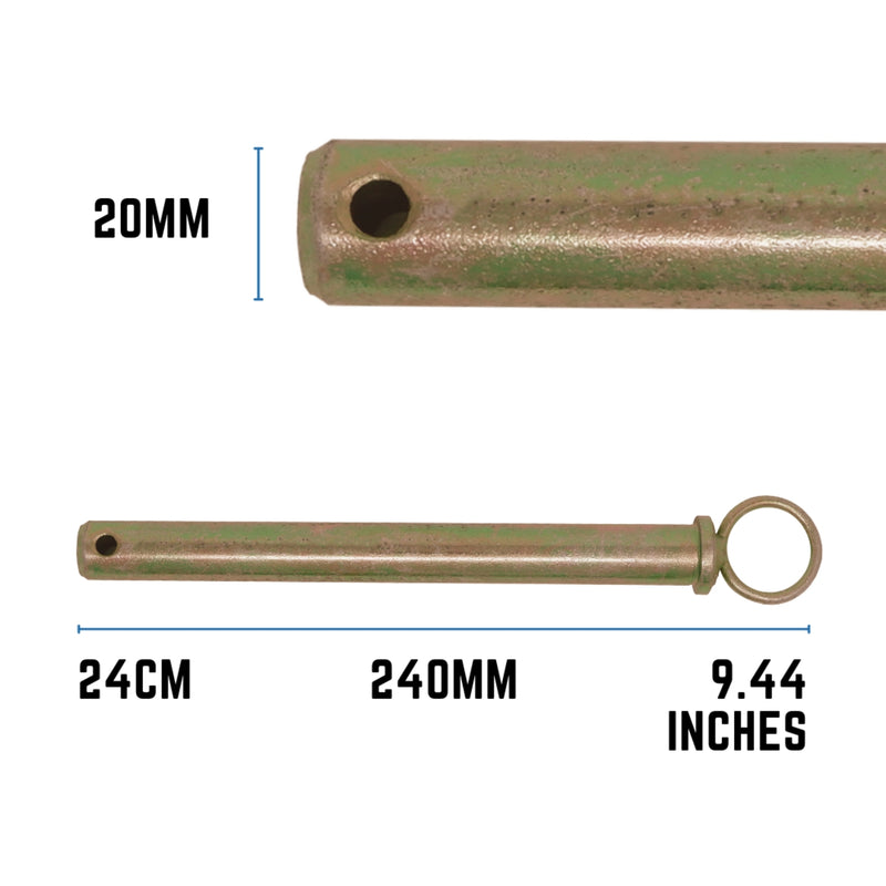 Adjustable 220mm Tow Hitch Drop Plate 2 Pin