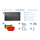 2,650 Piece M4 M5 M6 & M8 Nut, Bolt & Washer Workshop Assortment