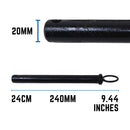 Black Adjustable 270mm Tow Hitch Drop Plate 2 Pin