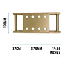 Adjustable 370mm Tow Hitch Drop Plate 2 Pin