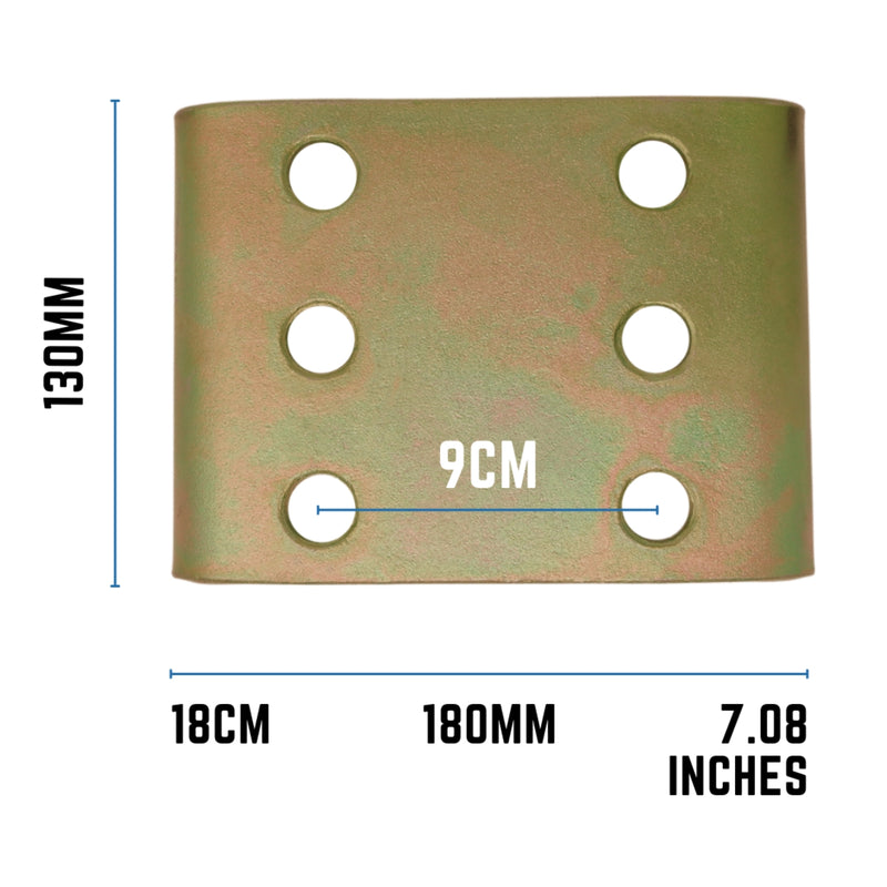 Adjustable 370mm Tow Hitch Drop Plate 2 Pin