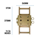 Adjustable 370mm Tow Hitch Drop Plate 2 Pin