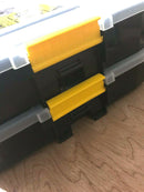 500 Piece Stanley Box 1/4 & 5/16 UNC ZINC NUTS BOLTS AND WASHER ASSORTMENT KIT