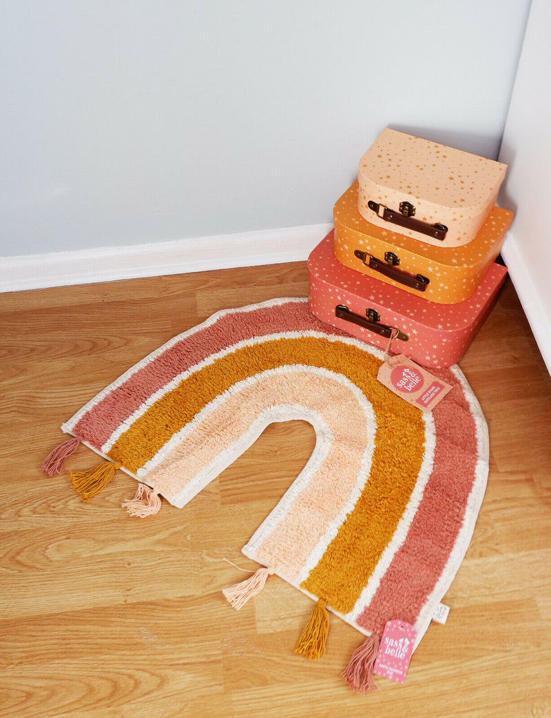 Sass & Belle Cotton Rugs Kids Childrens Bedroom Rugs Carpets Nursery Decor Gift