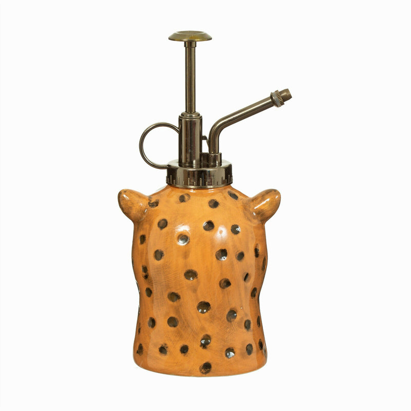 Sass & Belle Leopard Love Plant Ceramic Mister Water Spray Pot Indoor Garden