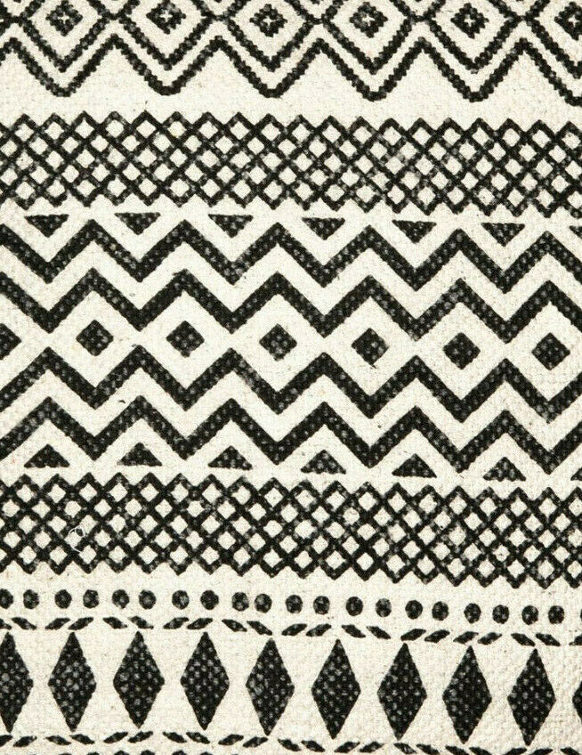 Sass & Belle Scandi Boho Geo Mustard Tassels Cotton Cushion Cover Home Decor
