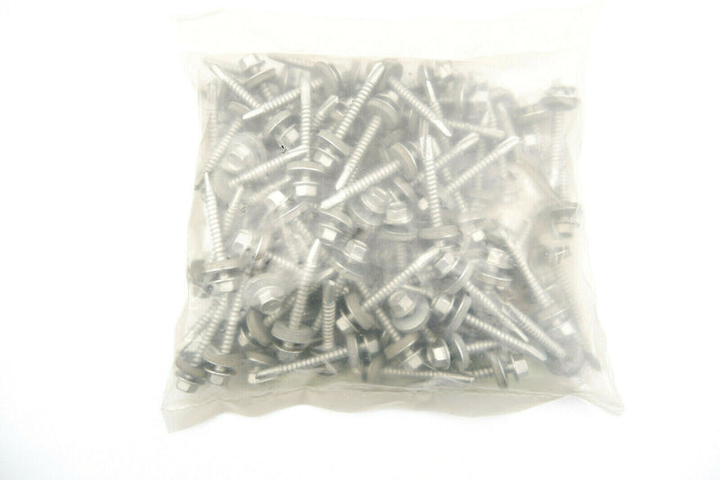 (Pack OF 100) 5.5 x 43mm Tech Screws for Roofing & Cladding Self Drill Tek Screw