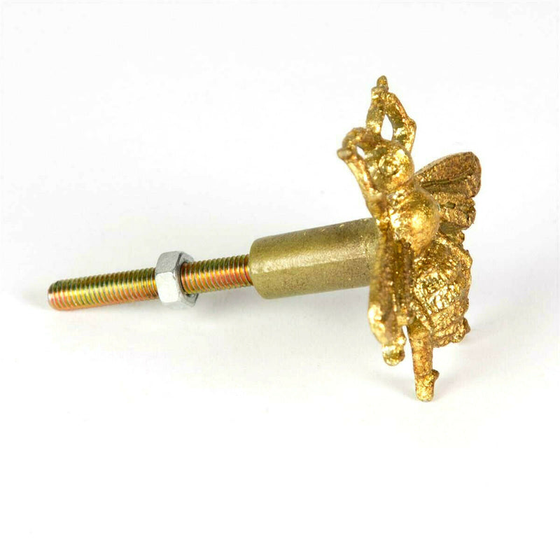 1 Vintage Gold Bumble Bee Drawer Knob Pull Handle , Furniture Cupboard Handle