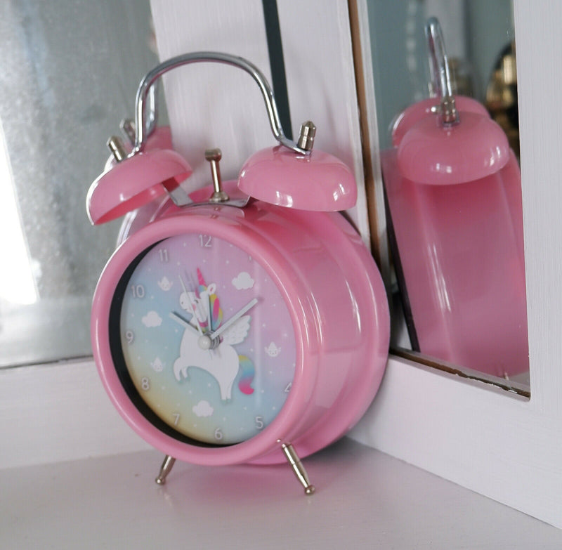Alarm Clock for kids Bedroom, Lima Llama Rainbow Unicorn Cutie Cat Sass & Belle