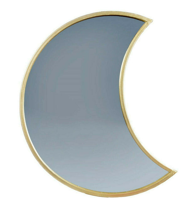 Sass & Belle Crescent Moon Shaped Gold Mirror Wall Bedroom Home Decor Celestial