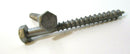 M10 x 100 mm pack of 10 galvanised coach screws bolts hex head
